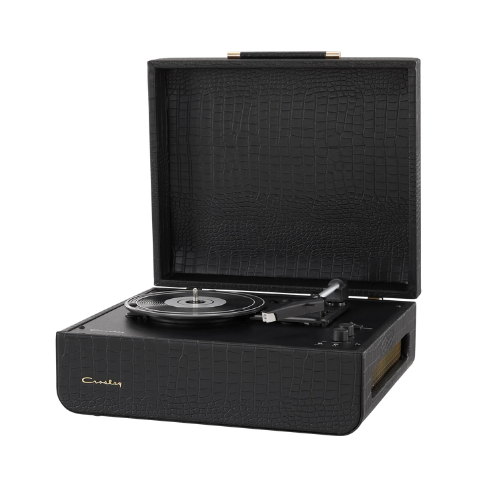 Platine vinyle Bluetooth Noir Croco