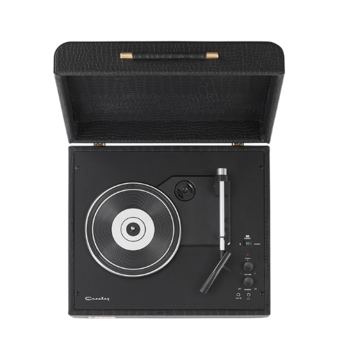 Platine vinyle Bluetooth Noir Croco