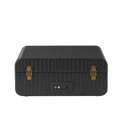Platine vinyle Bluetooth Noir Croco