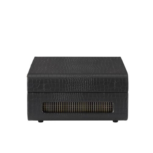Platine vinyle Bluetooth Noir Croco