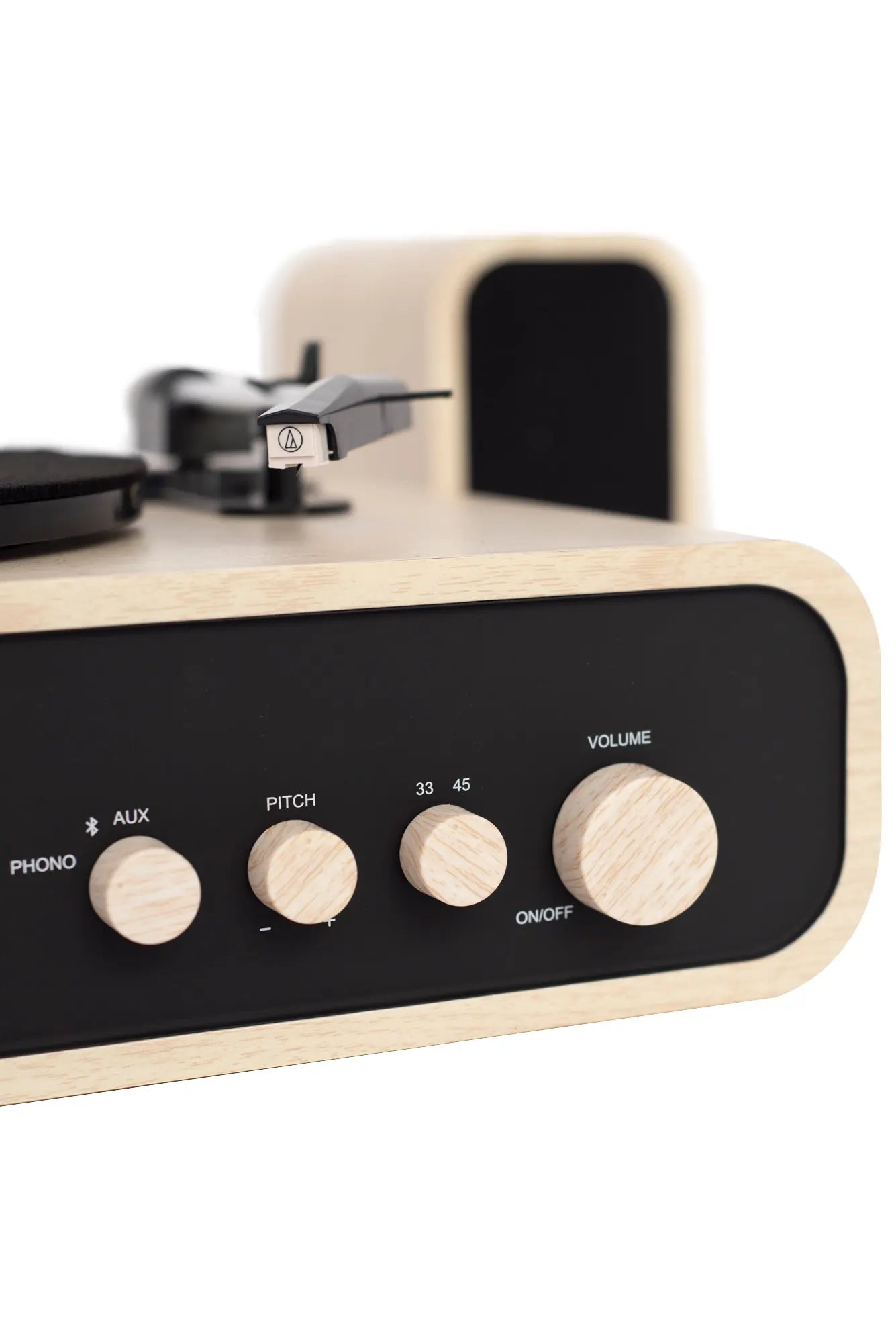 Platine vinyle avec enceintes externes