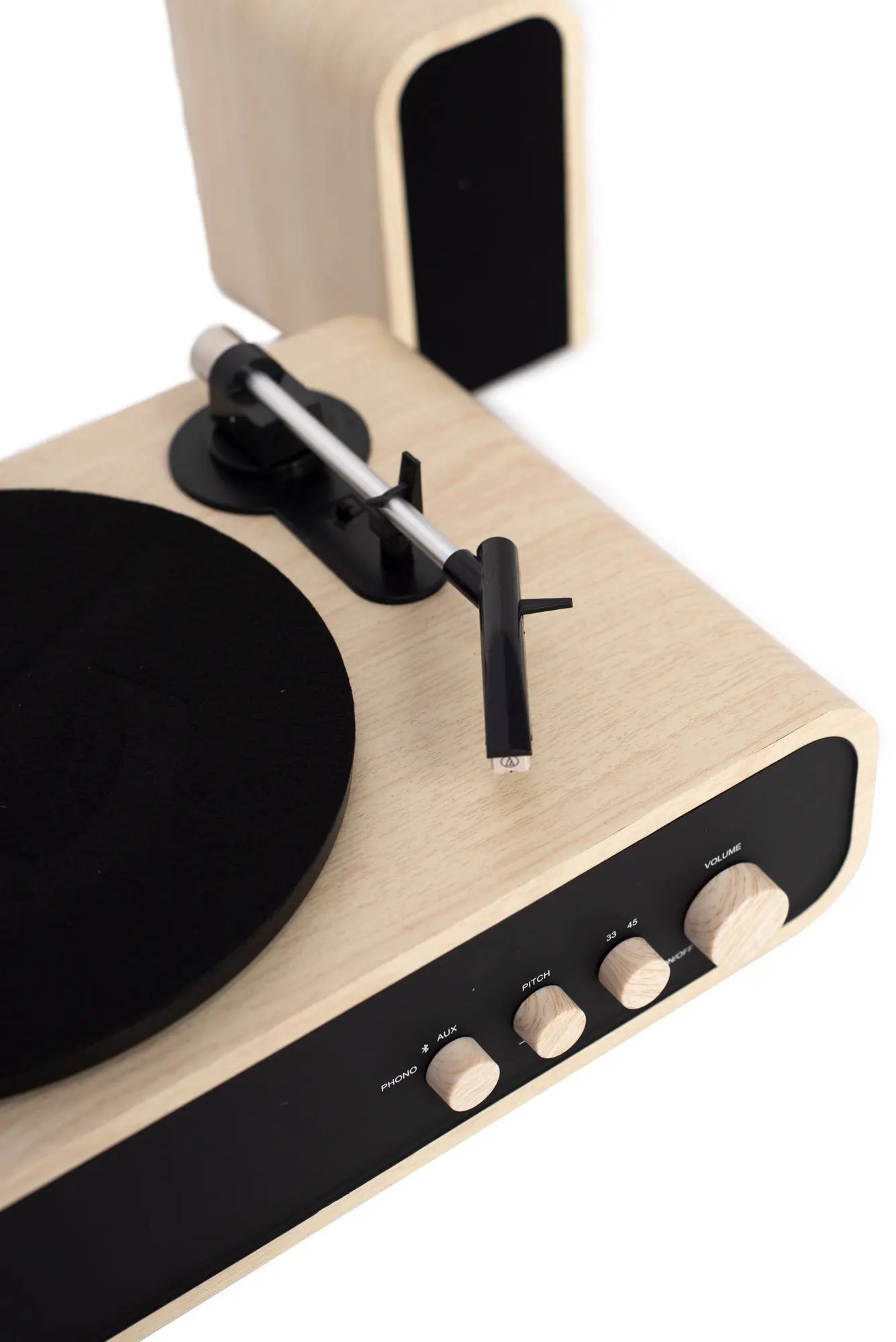 Platine vinyle avec enceintes externes