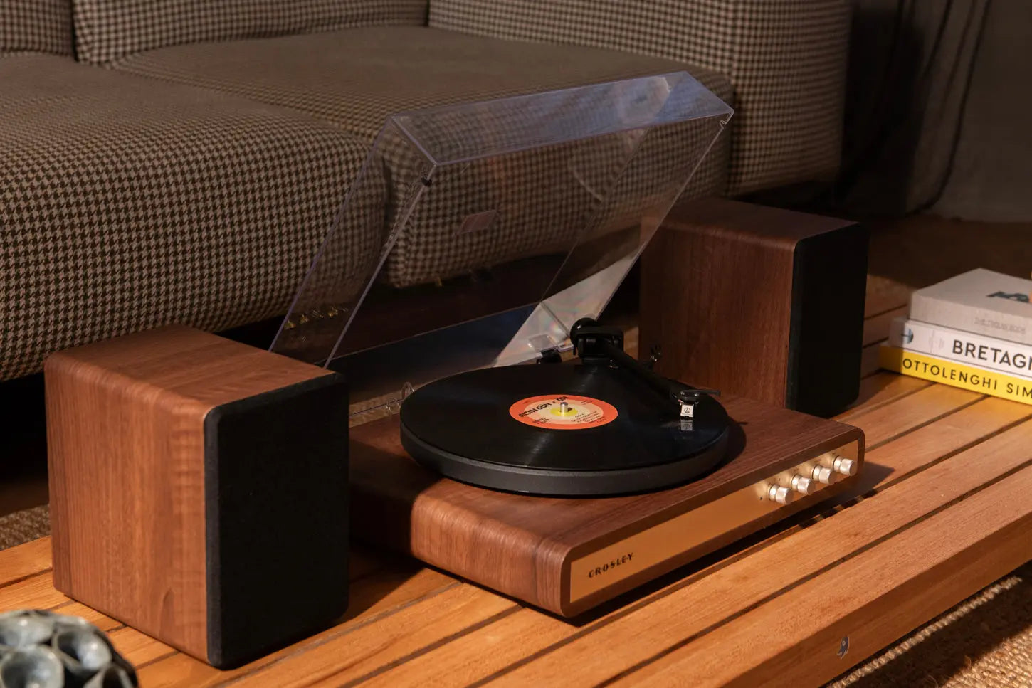 Platine vinyle Bluetooth C65 avec haut-parleurs