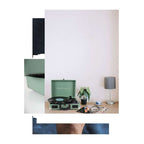 Tourne-disque vinyle portable 39,5 cm