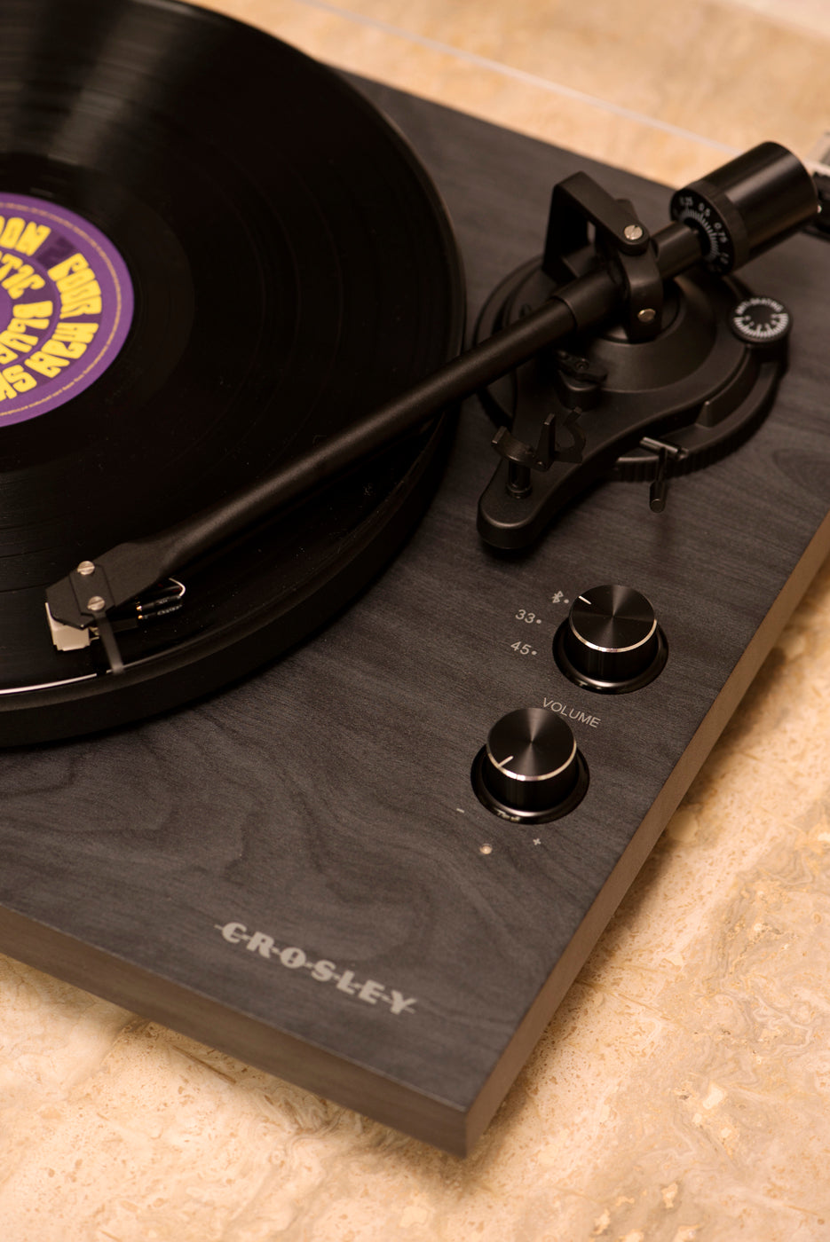 Platine vinyle Bluetooth avec enceintes