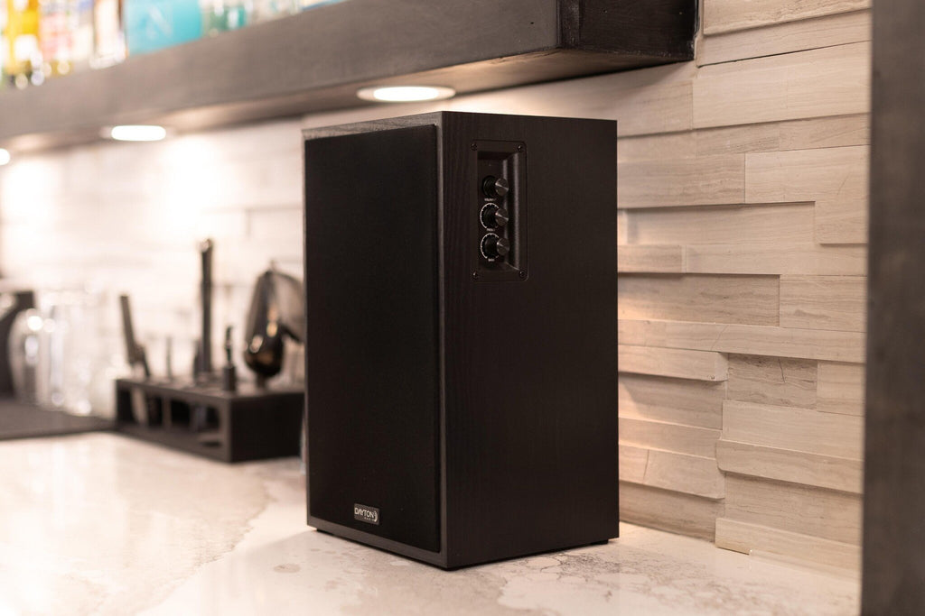 Enceintes bibliothèque amplifiées