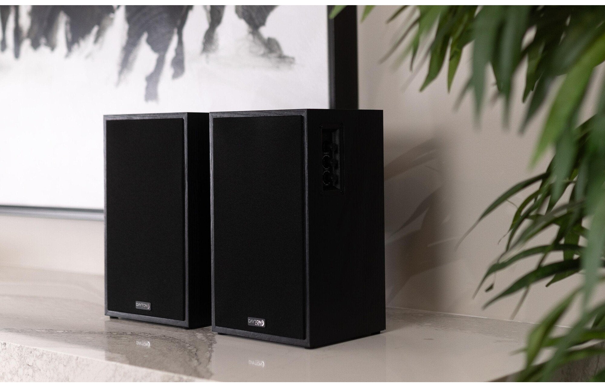 Enceintes bibliothèque amplifiées