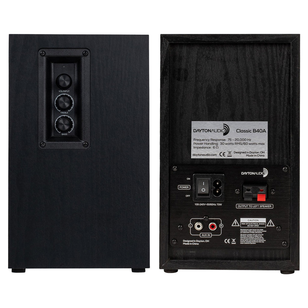 Enceintes bibliothèque amplifiées