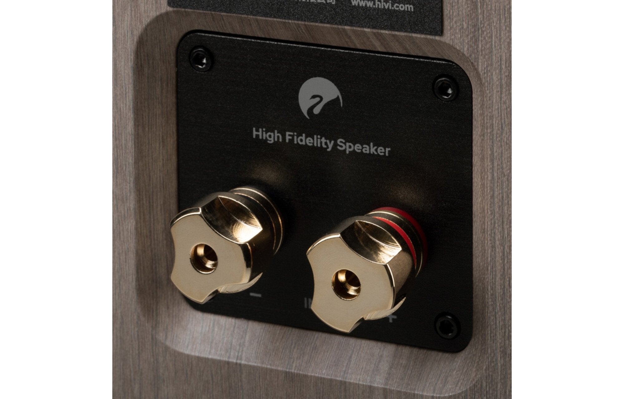 Enceintes bibliothèque Noyer